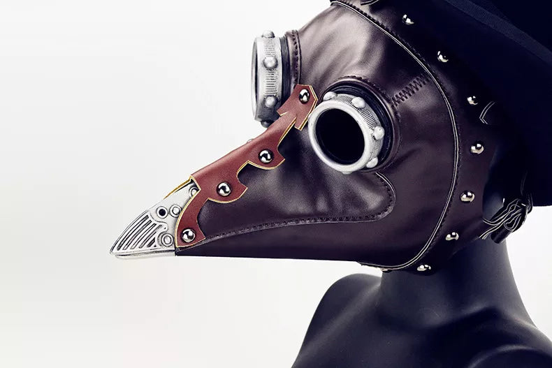 Steampunk Halloween Plague Doctor Beak Mask