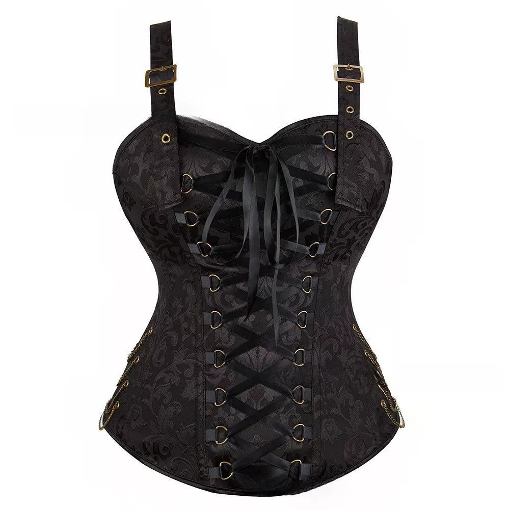 Renaissance Corset with Steel Boning and Adjustable Straps