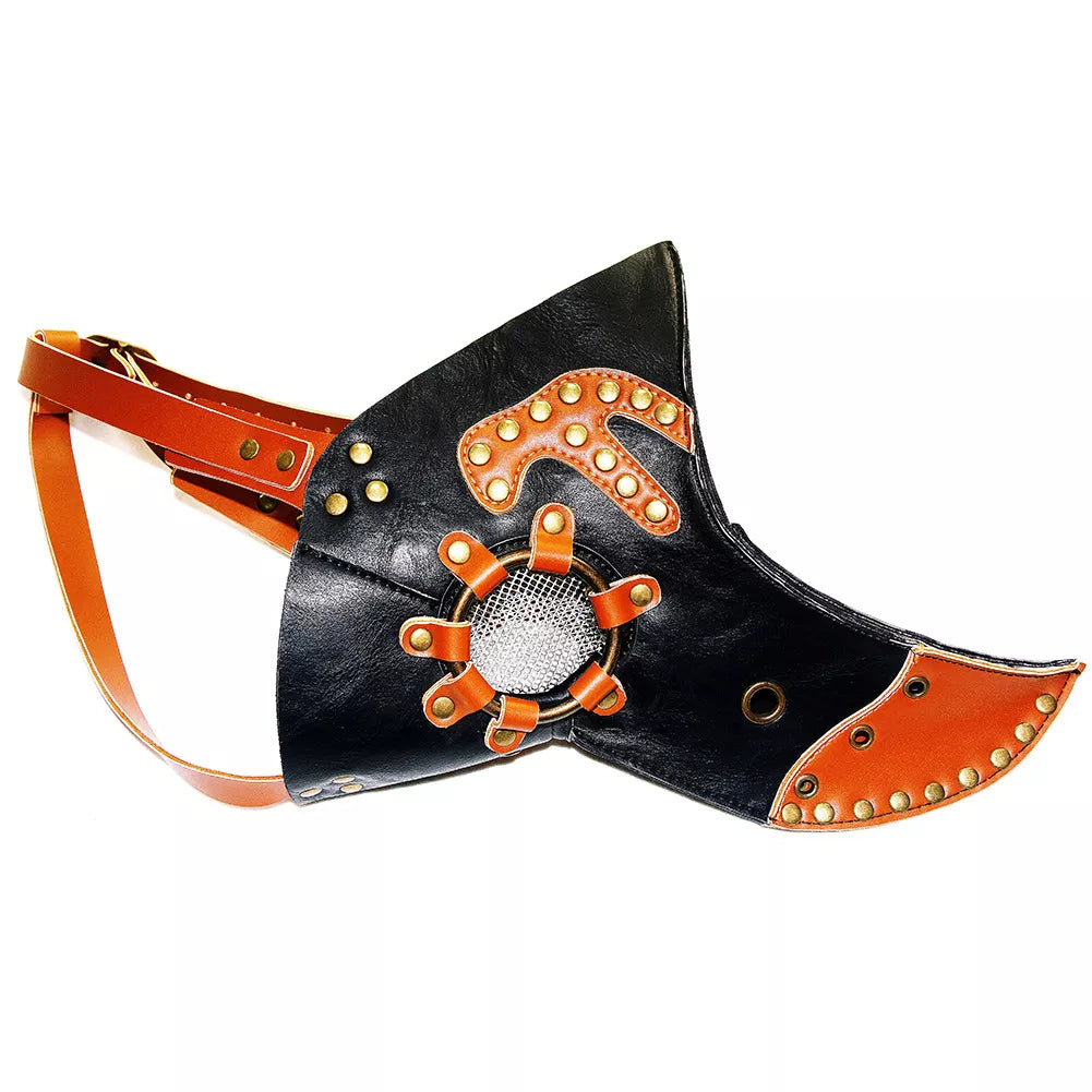 Steampunk Plague Doctor Beak Mask Halloween Prop