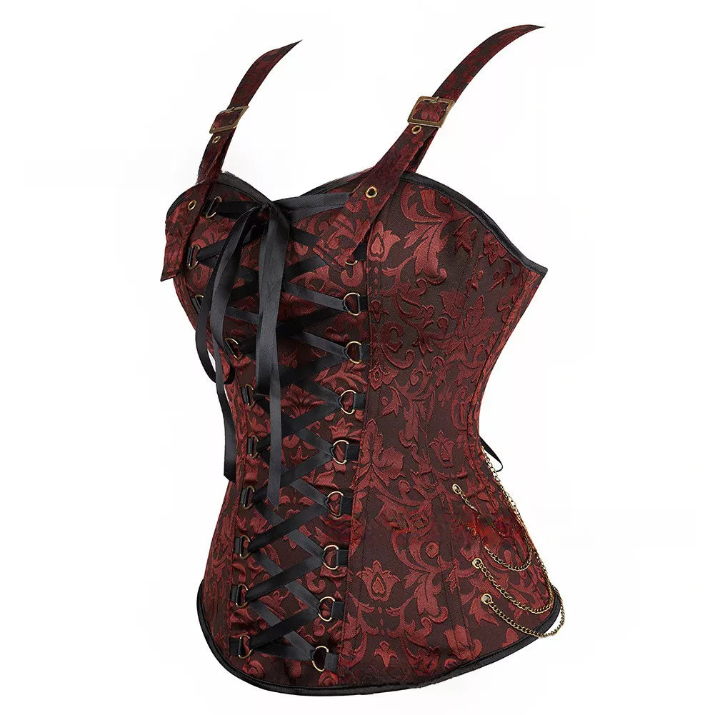 Renaissance Corset with Steel Boning and Adjustable Straps