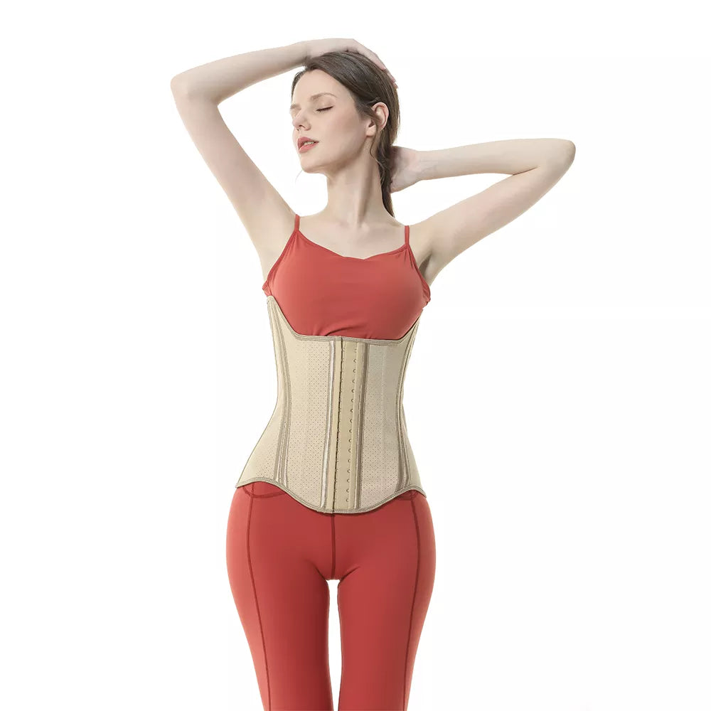 Extended Latex Waist Trainer and Abdominal Shapewear Belt for Sports