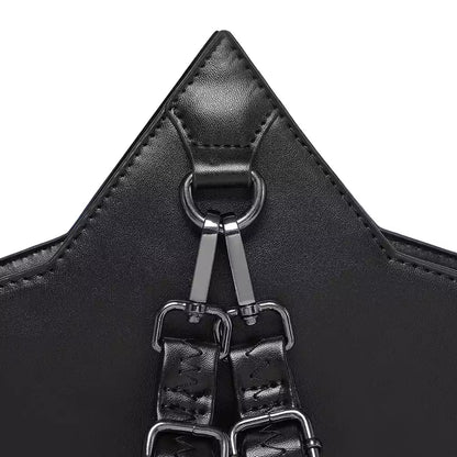 Gothic Punk Embossed Women's Backpack and Crossbody Bag