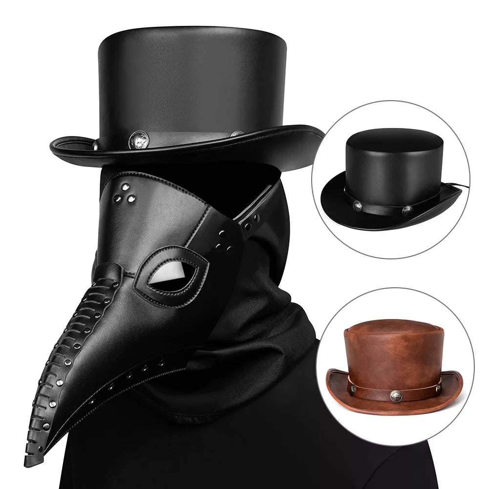 Halloween Steampunk Plague Doctor Long Beak Unisex Magic Hat