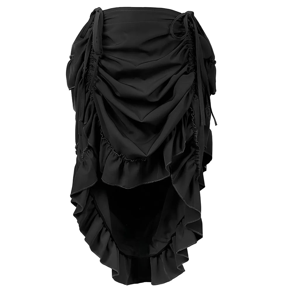 Women's Halloween Hip-Hop Outfit Street Dance Performance Pirate Skirt