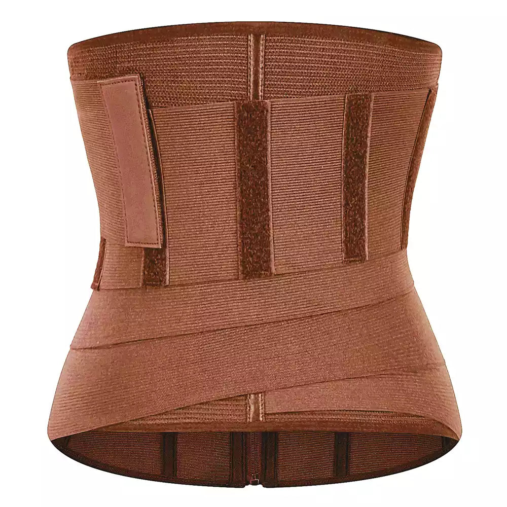 Removable Strap Zip-Up Sports Waist Trainer and Shapewear Belt