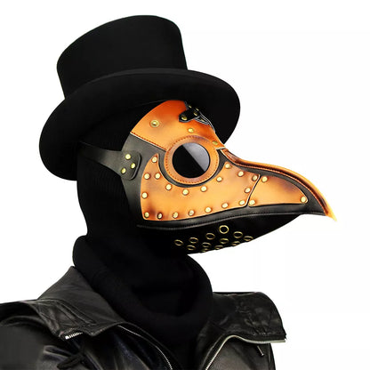 Steampunk Plague Doctor Beak Mask Halloween Prop