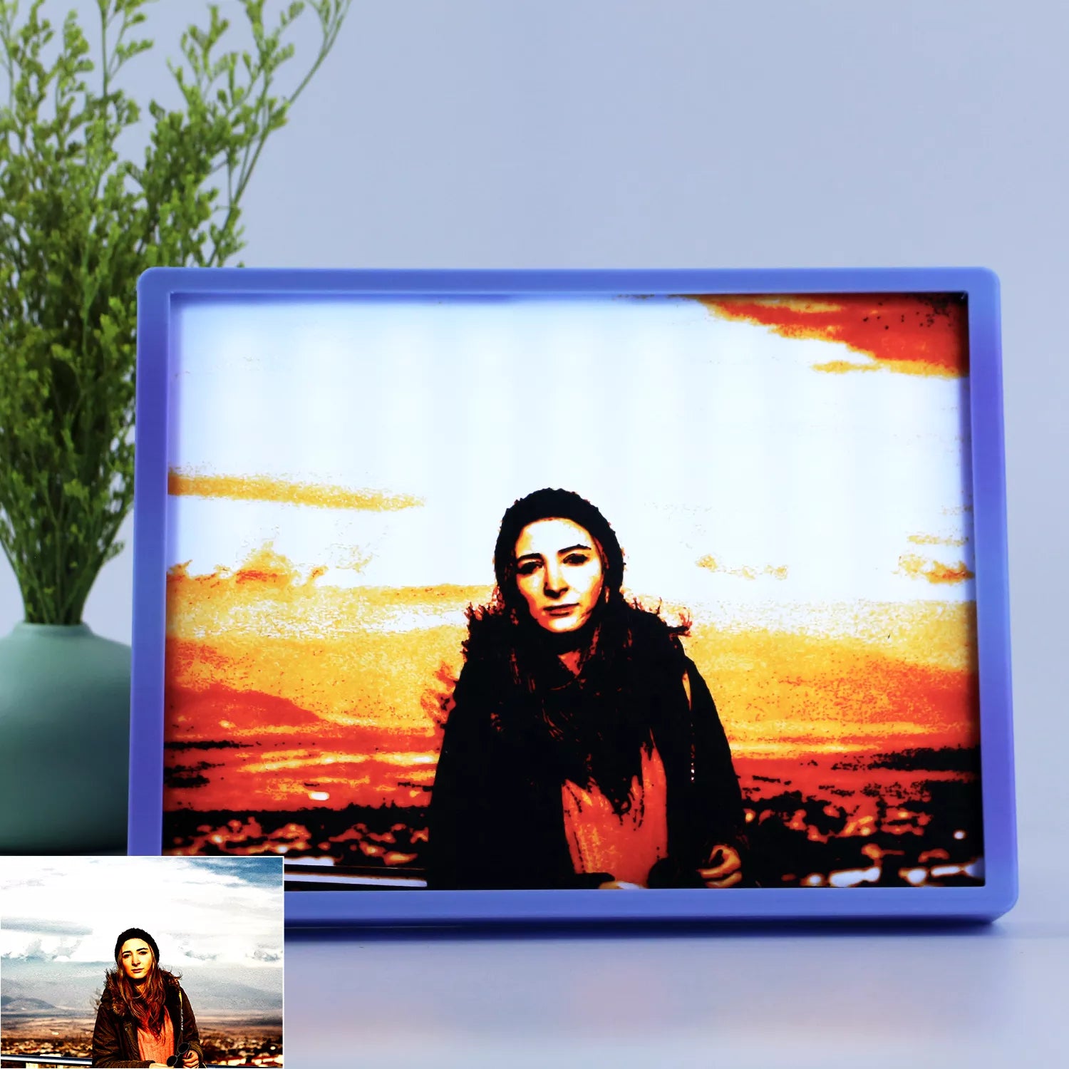Personalized 3D Best Friends Photo Frame