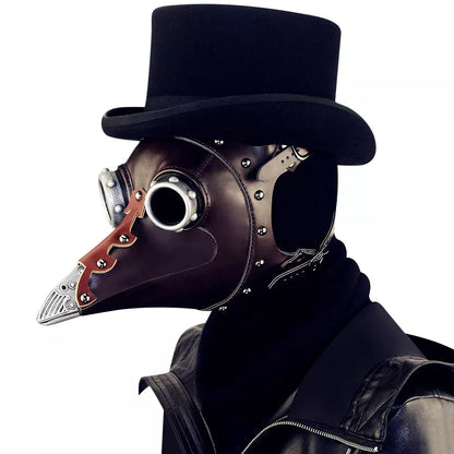 Steampunk Halloween Plague Doctor Beak Mask