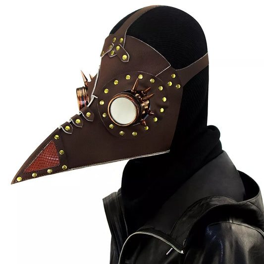 Steampunk Plague Doctor Beak Mask Halloween Party Prop