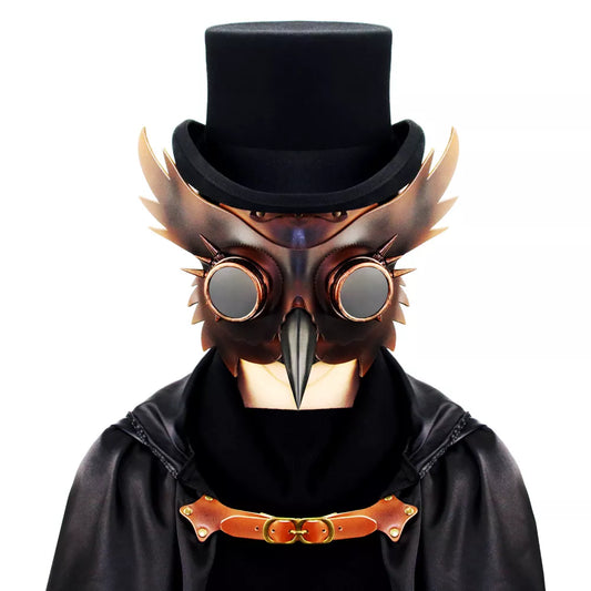 Steampunk Medieval Plague Doctor Beak Mask for Halloween