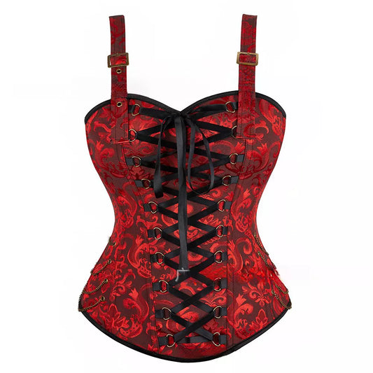 Renaissance Corset with Steel Boning and Adjustable Straps