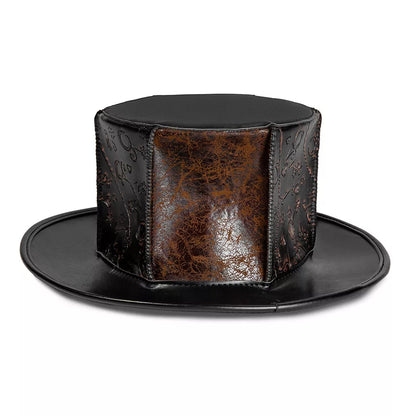 Steampunk Color Block Distressed Magic Hat Halloween Party Hat