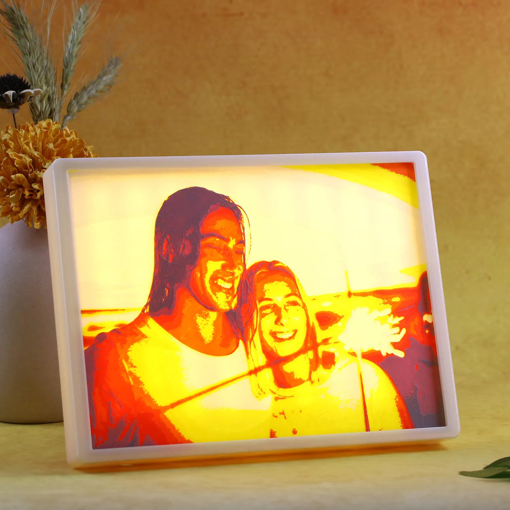 Personalized Couple Gift Glowing Photo