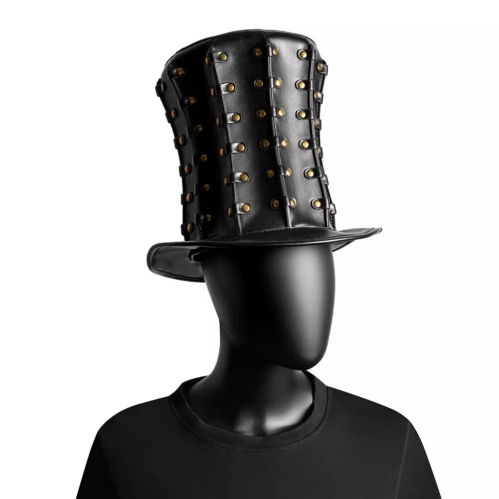 Steampunk Unisex Rivet Top Hat Halloween Party Prop