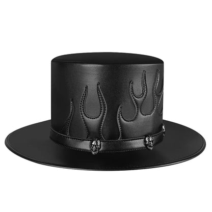 Halloween Steampunk Party Flame Magic Hat