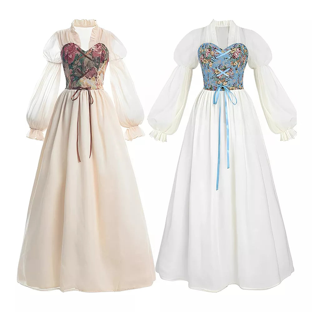 Women's Renaissance Dress Medieval Victorian Era Gown