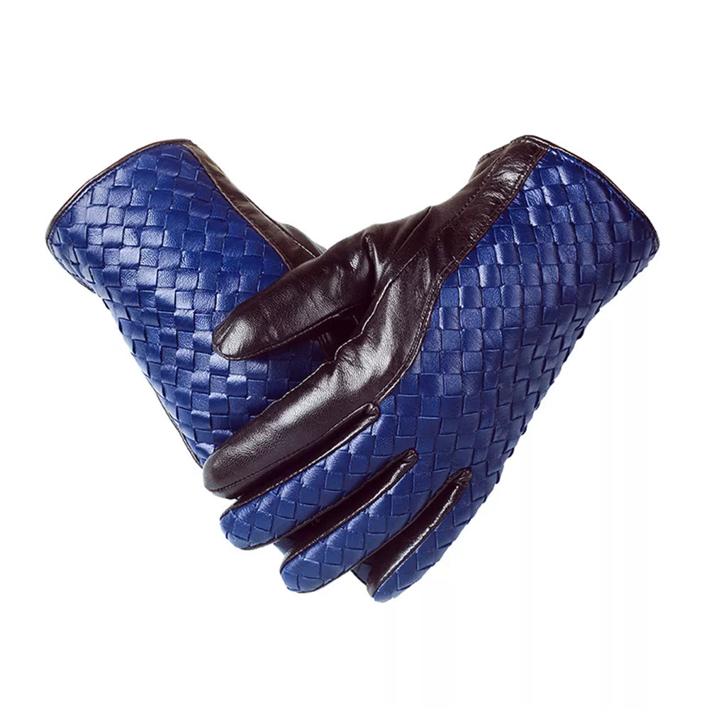 Handmade Genuine Leather Gloves with Fleece Lining