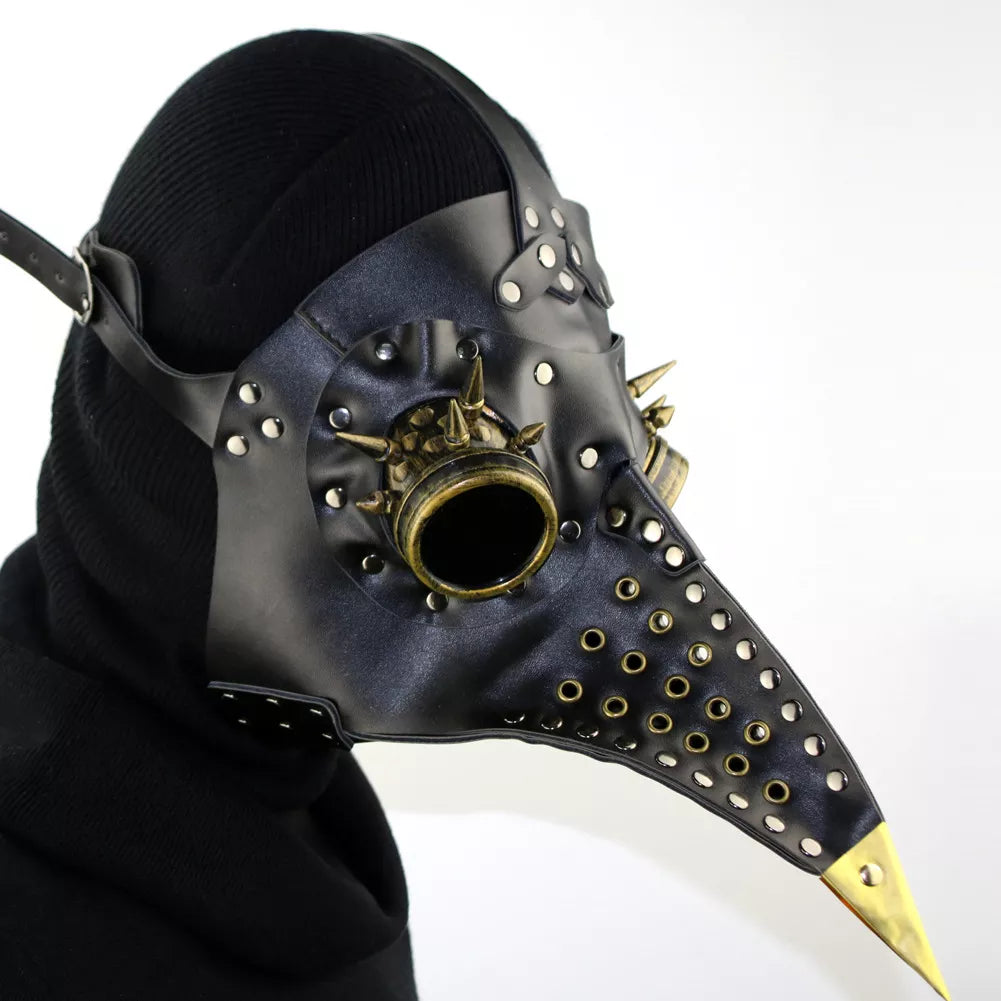 Steampunk Plague Doctor Beak Mask Halloween Masquerade Party Prop