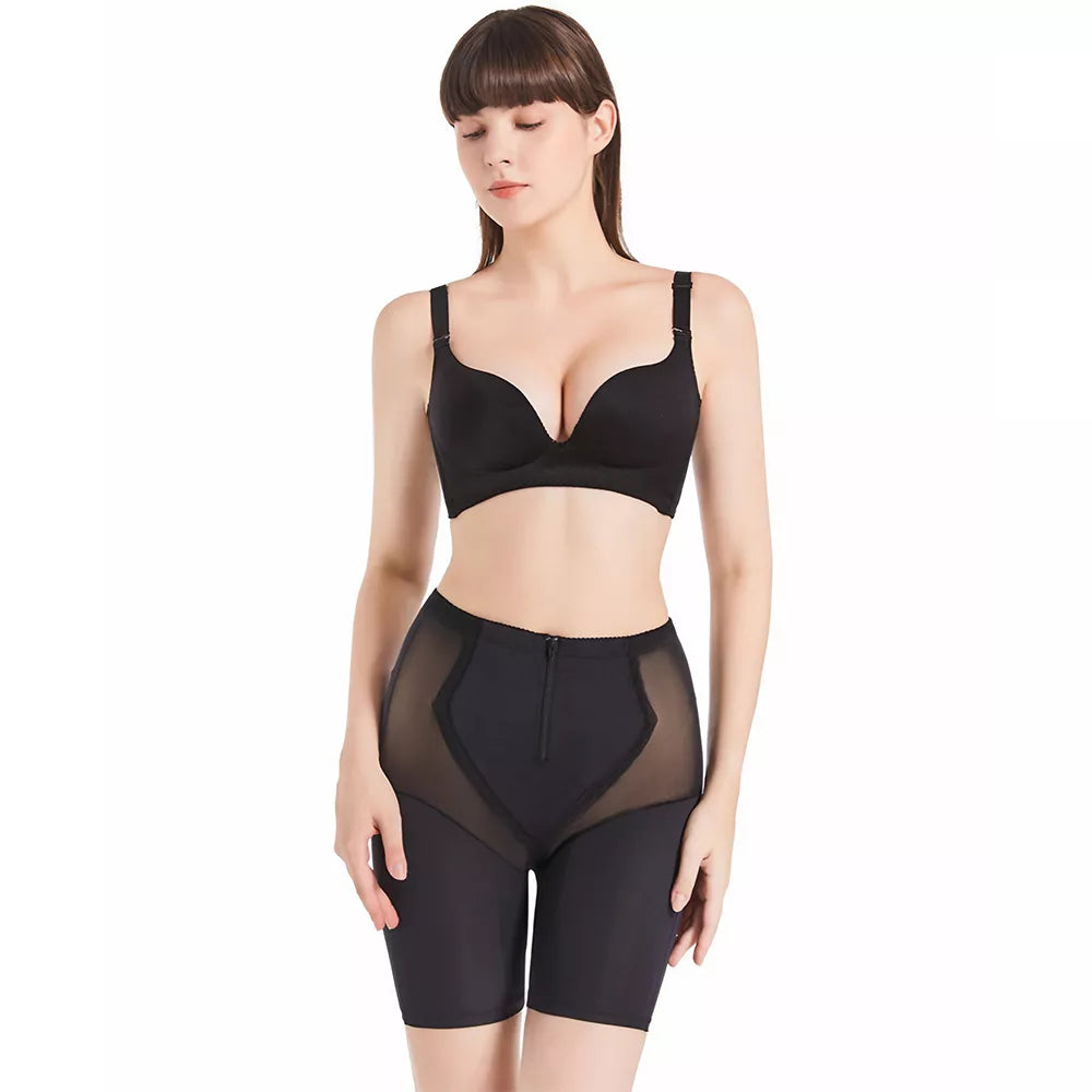 Mid-Waist Butt-Lifting Tummy Control Shapewear Shorts