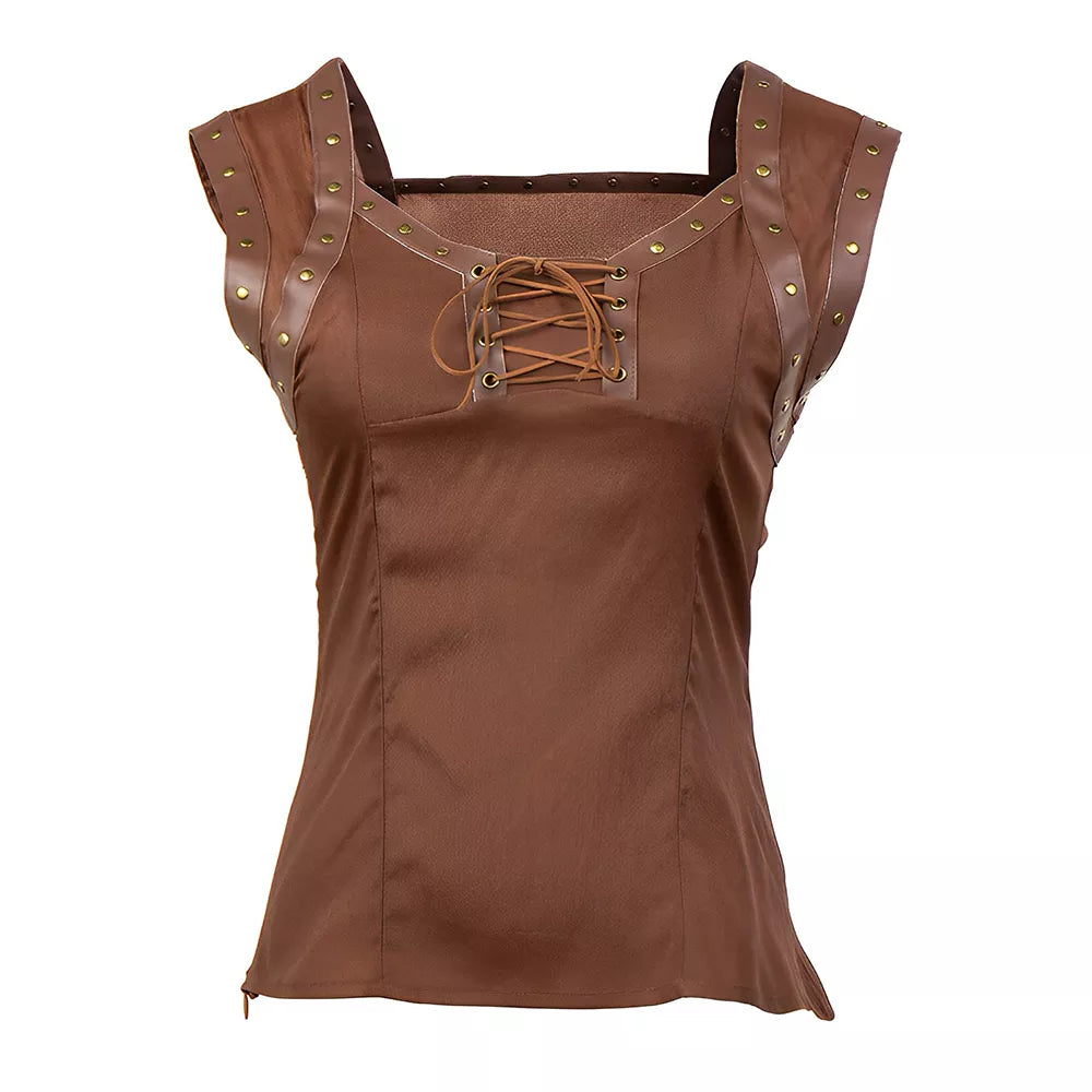 Women's Steampunk Gothic Sleeveless Top