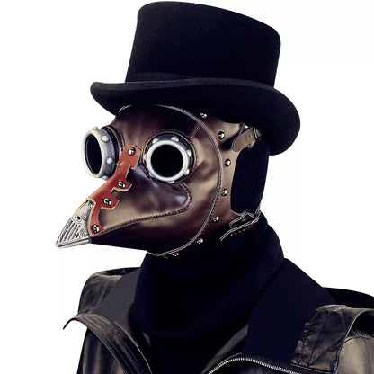 Steampunk Halloween Plague Doctor Beak Mask