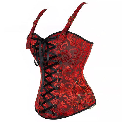 Renaissance Corset with Steel Boning and Adjustable Straps