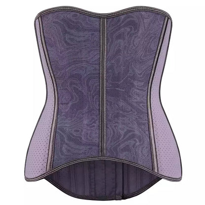 Purple Latex Waist Trainer and Abdominal Shapewear Belt for Sports