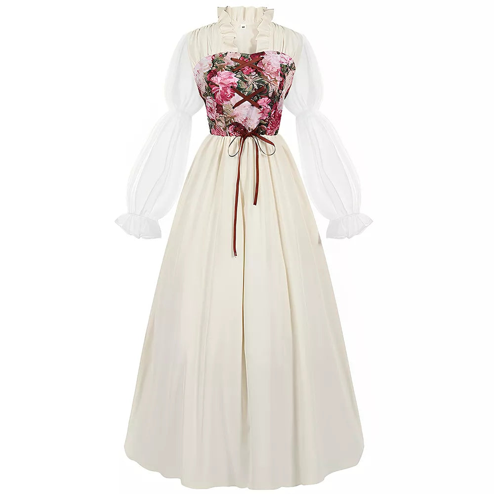 Women's Renaissance Dress Medieval Victorian Era Gown