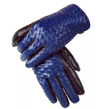 Handmade Genuine Leather Gloves with Fleece Lining