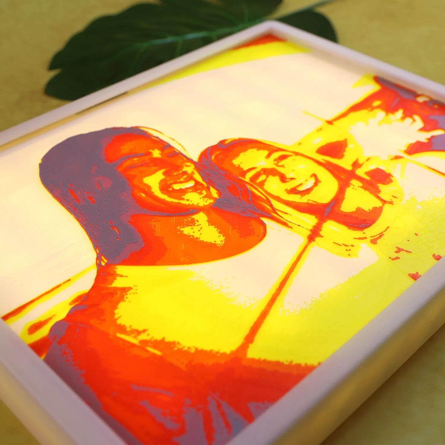 Personalized Couple Gift Glowing Photo