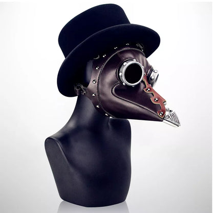 Steampunk Halloween Plague Doctor Beak Mask