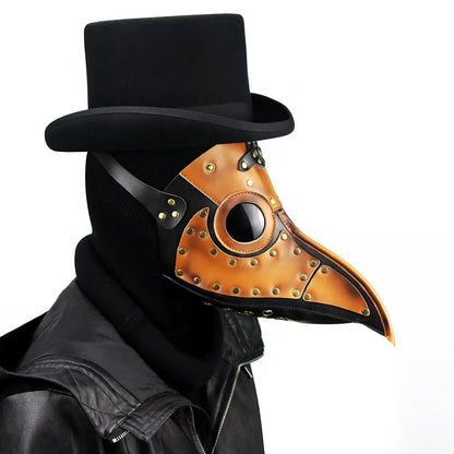 Steampunk Plague Doctor Beak Mask Halloween Prop