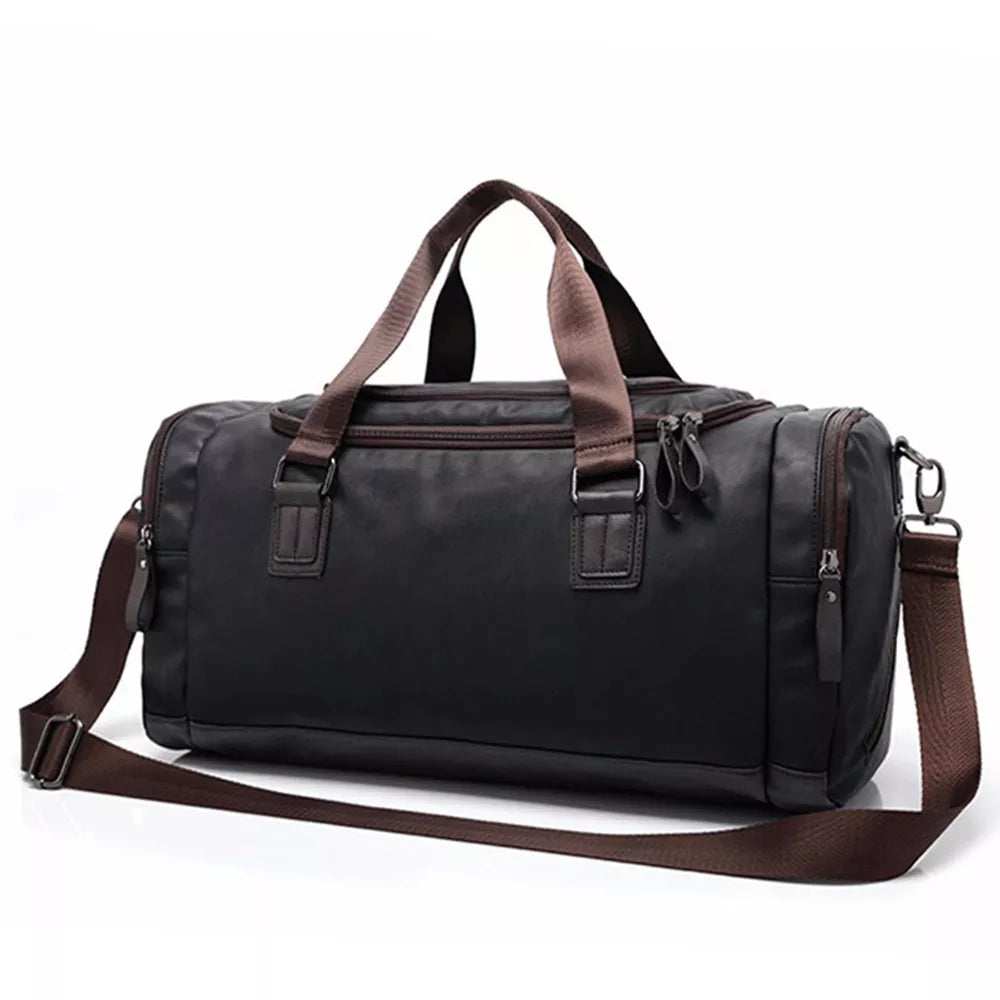 Large Capacity PU Leather Carry Bag