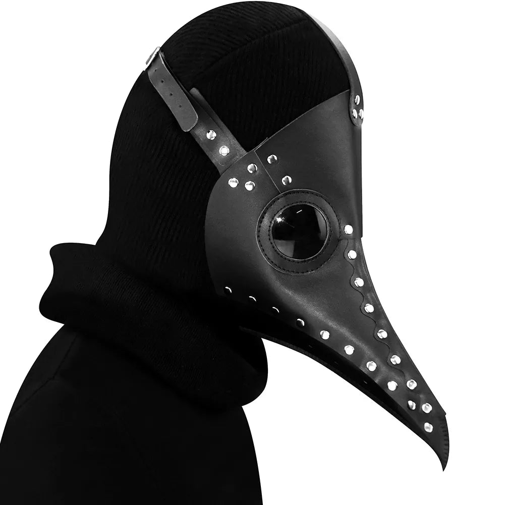 Steampunk Halloween Plague Doctor Beak Mask Headgear Party Prop