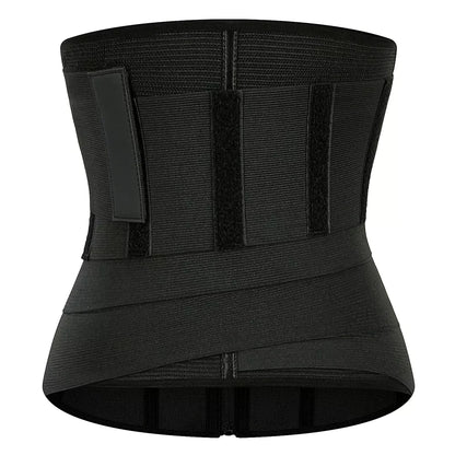 Removable Strap Zip-Up Sports Waist Trainer and Shapewear Belt