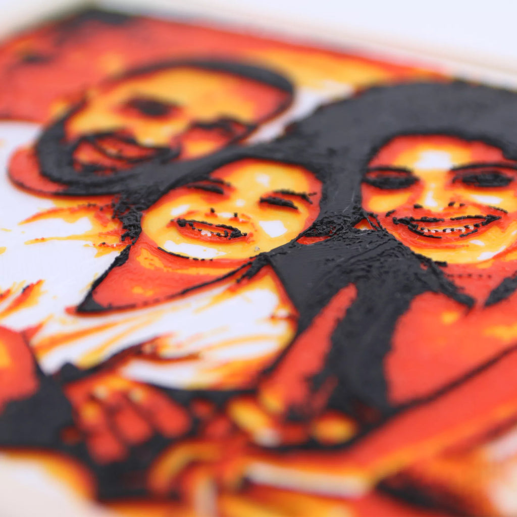 Custom Glowing Family Picture Frame