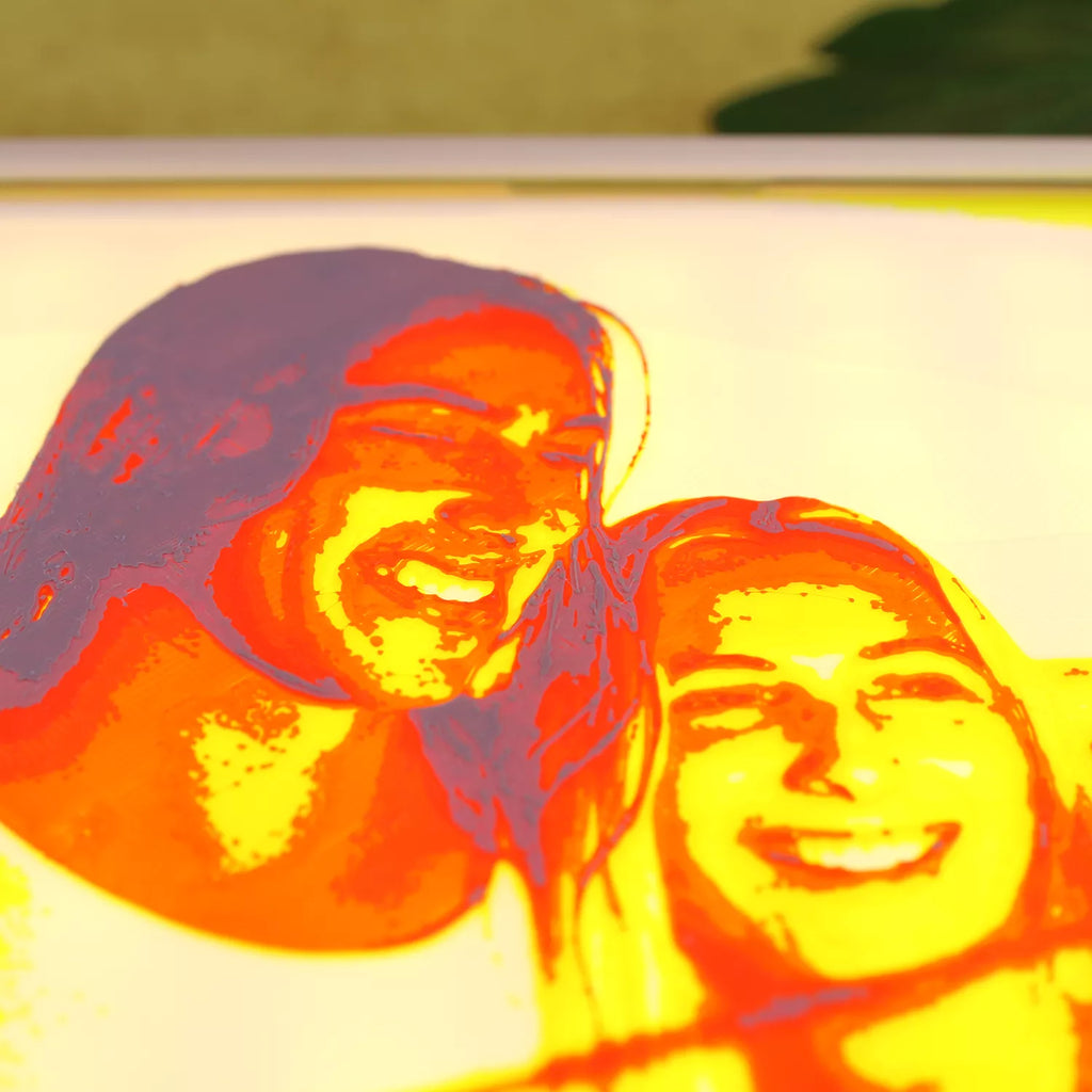 Personalized Couple Gift Glowing Photo