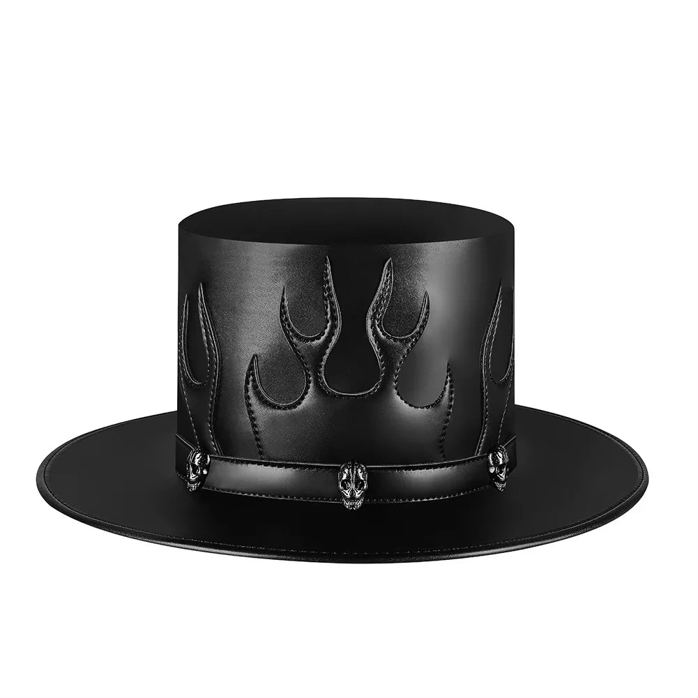 Halloween Steampunk Party Flame Magic Hat