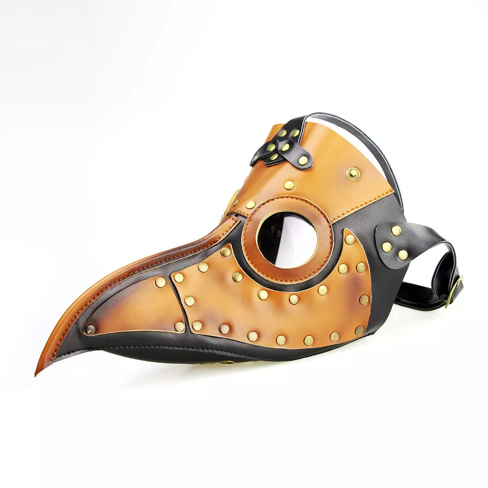 Steampunk Plague Doctor Beak Mask Halloween Prop