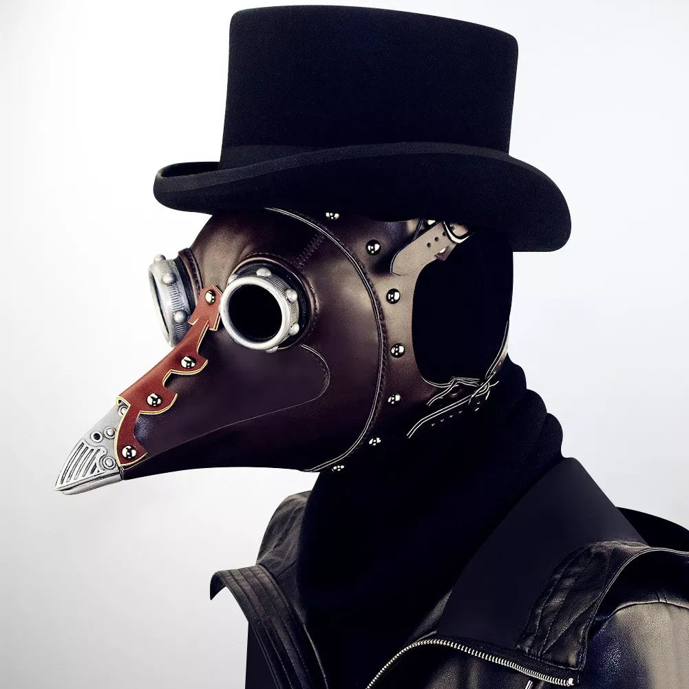 Steampunk Halloween Plague Doctor Beak Mask