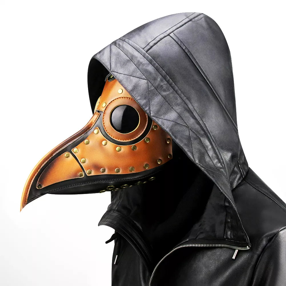 Steampunk Plague Doctor Beak Mask Halloween Prop