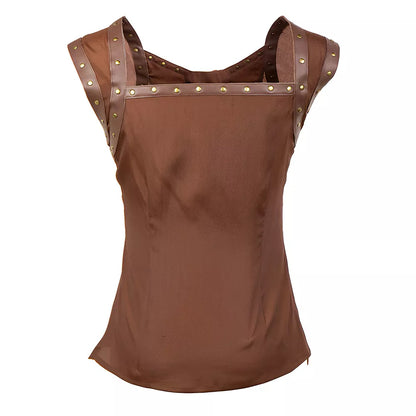 Women's Steampunk Gothic Sleeveless Top