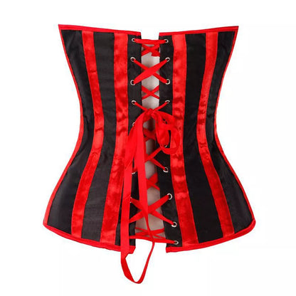 Halter Overbust Corset with Front Busk Closure