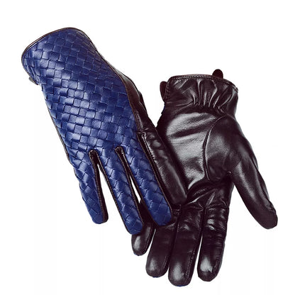 Handmade Genuine Leather Gloves with Fleece Lining