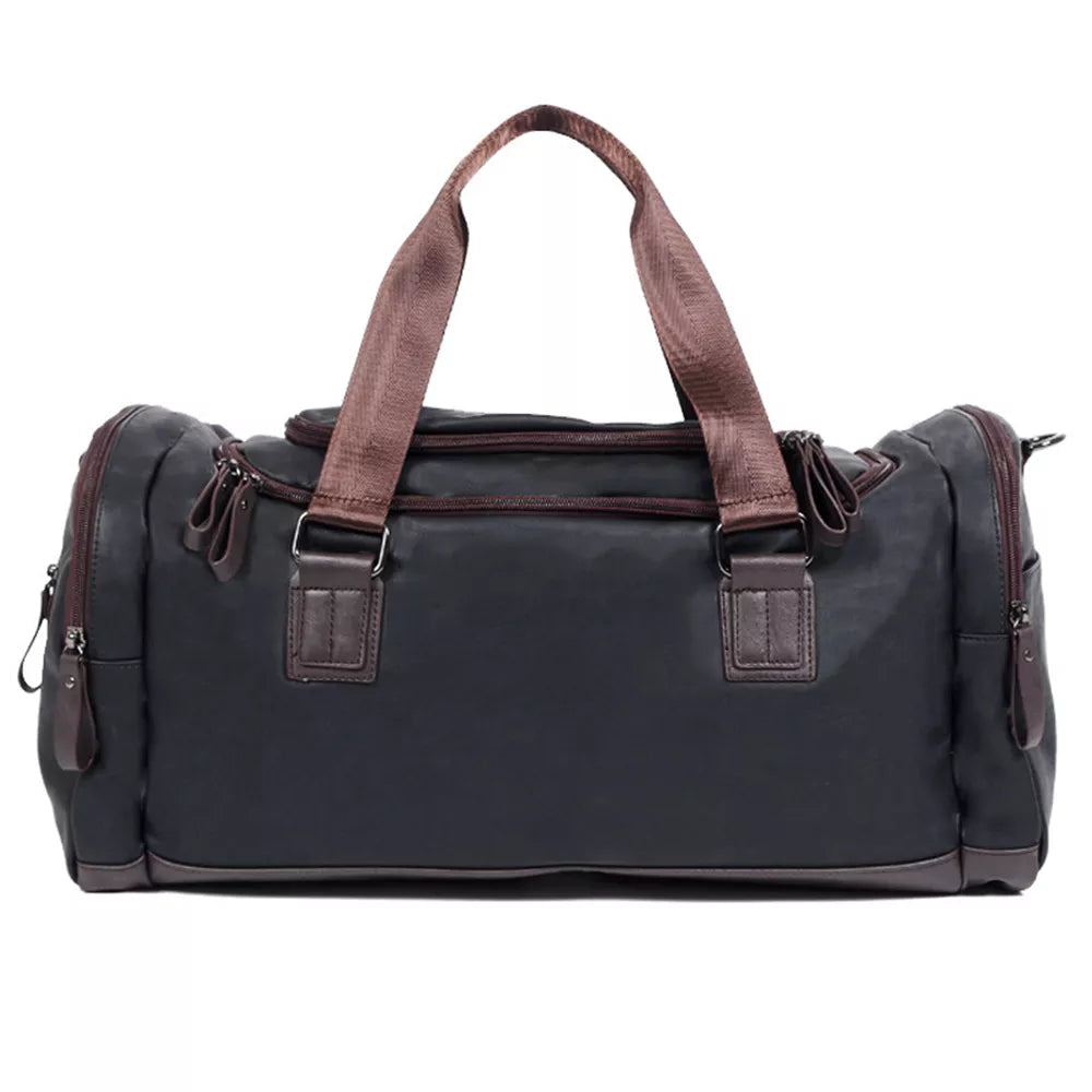 Large Capacity PU Leather Carry Bag