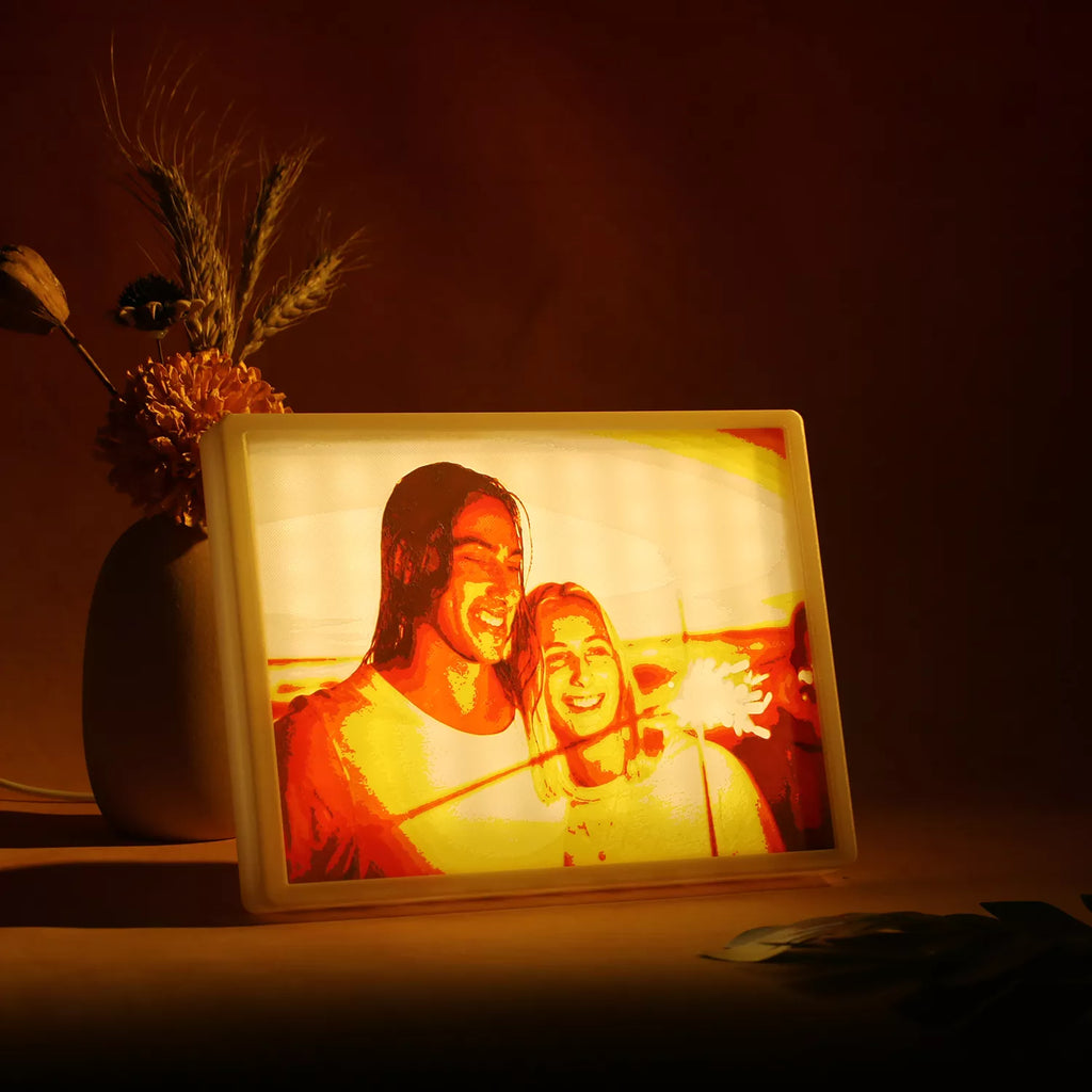 Personalized Couple Gift Glowing Photo