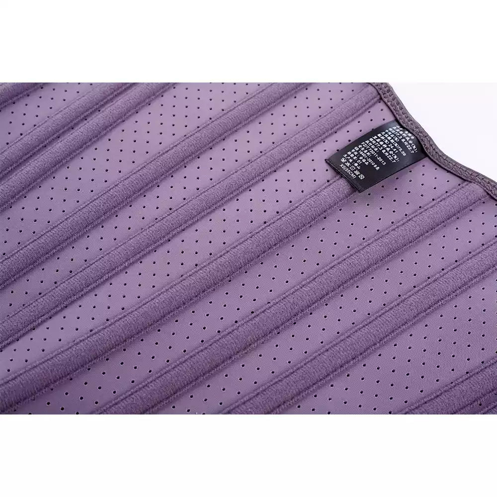 Purple Latex Waist Trainer and Abdominal Shapewear Belt for Sports