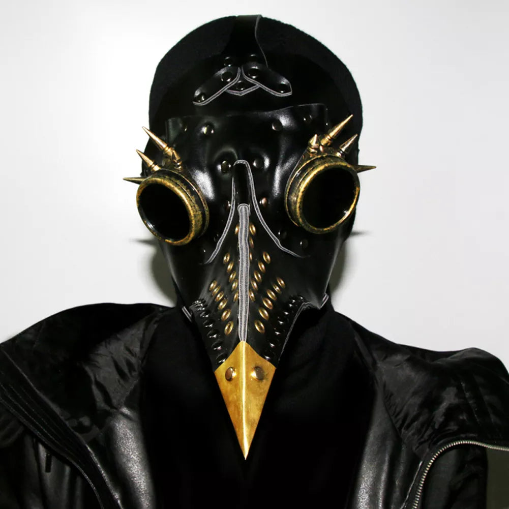 Steampunk Plague Doctor Beak Mask Halloween Masquerade Party Prop