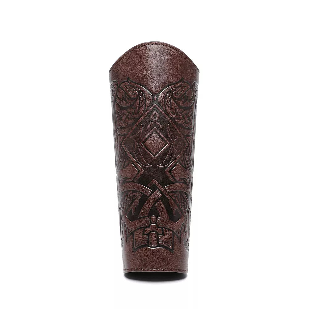 Medieval Renaissance Embossed Bracers Cosplay Prop