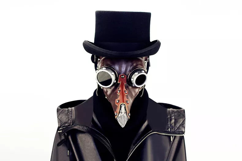 Steampunk Halloween Plague Doctor Beak Mask